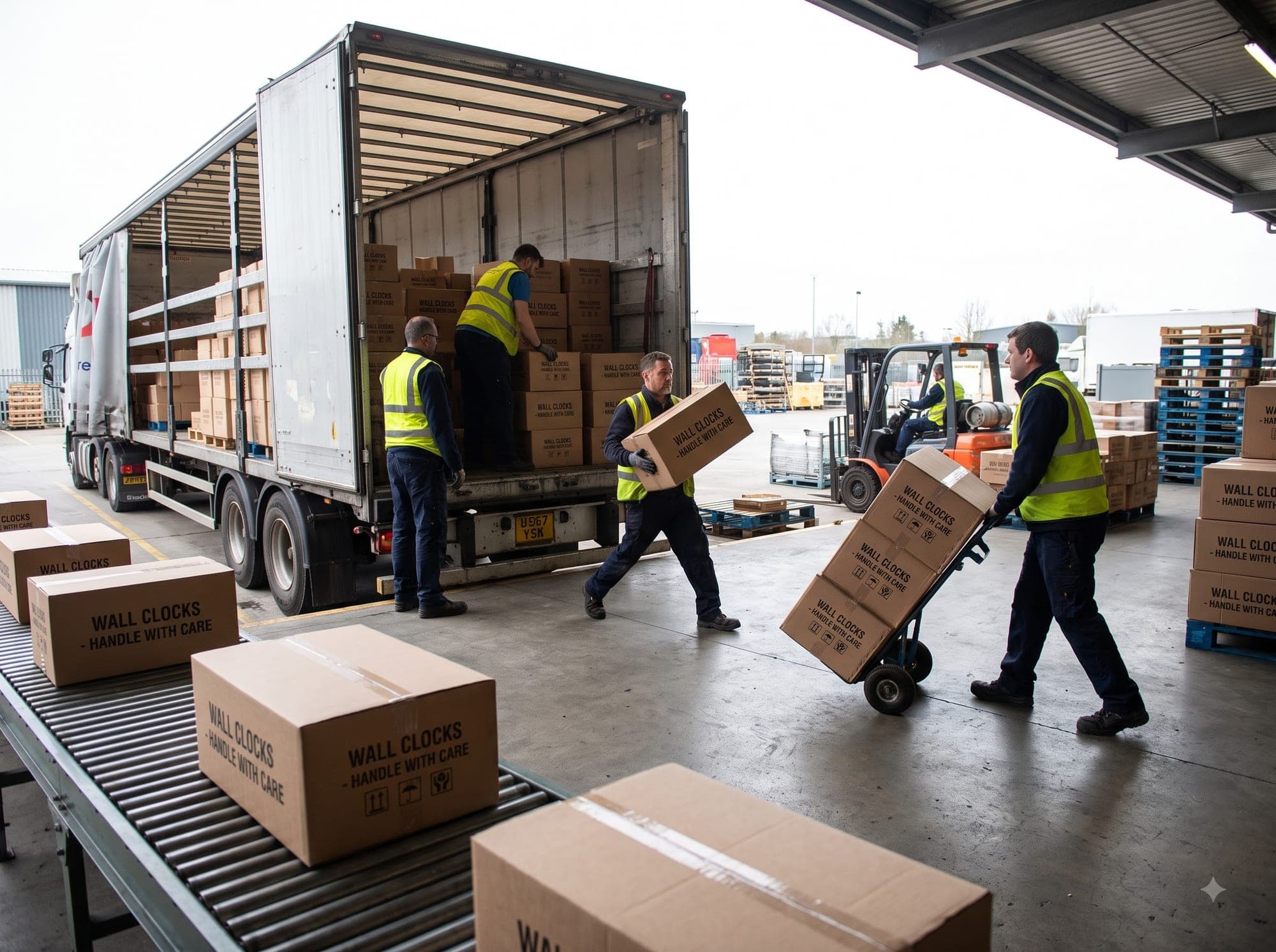 Dispatch — dealer orders staged and loaded