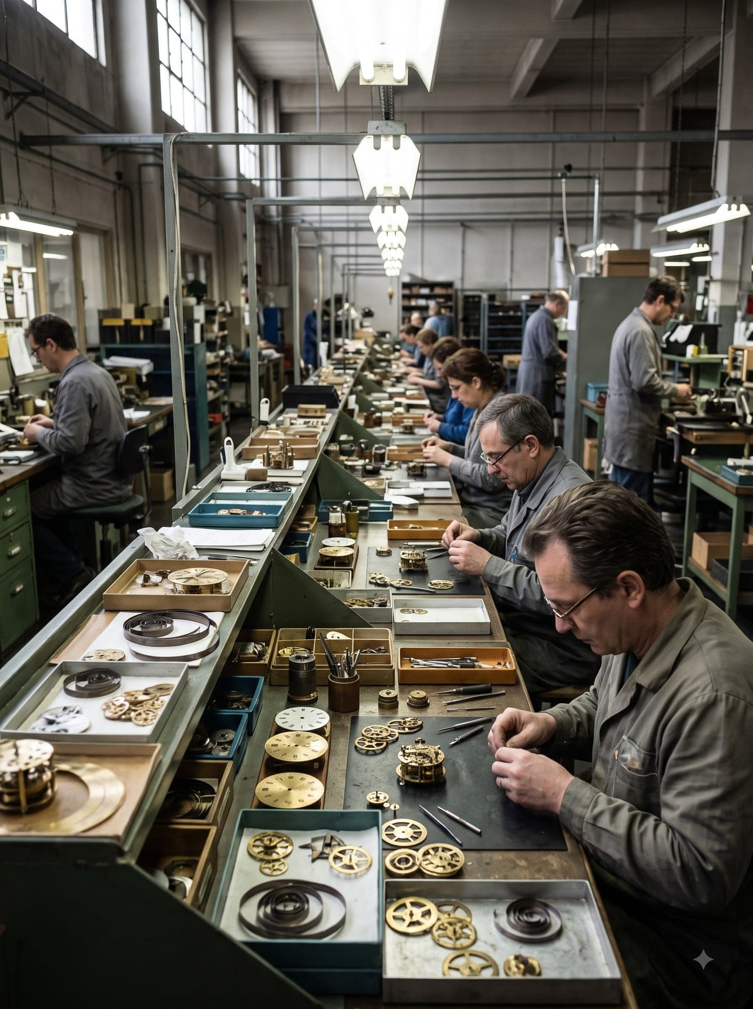Movement assembly line