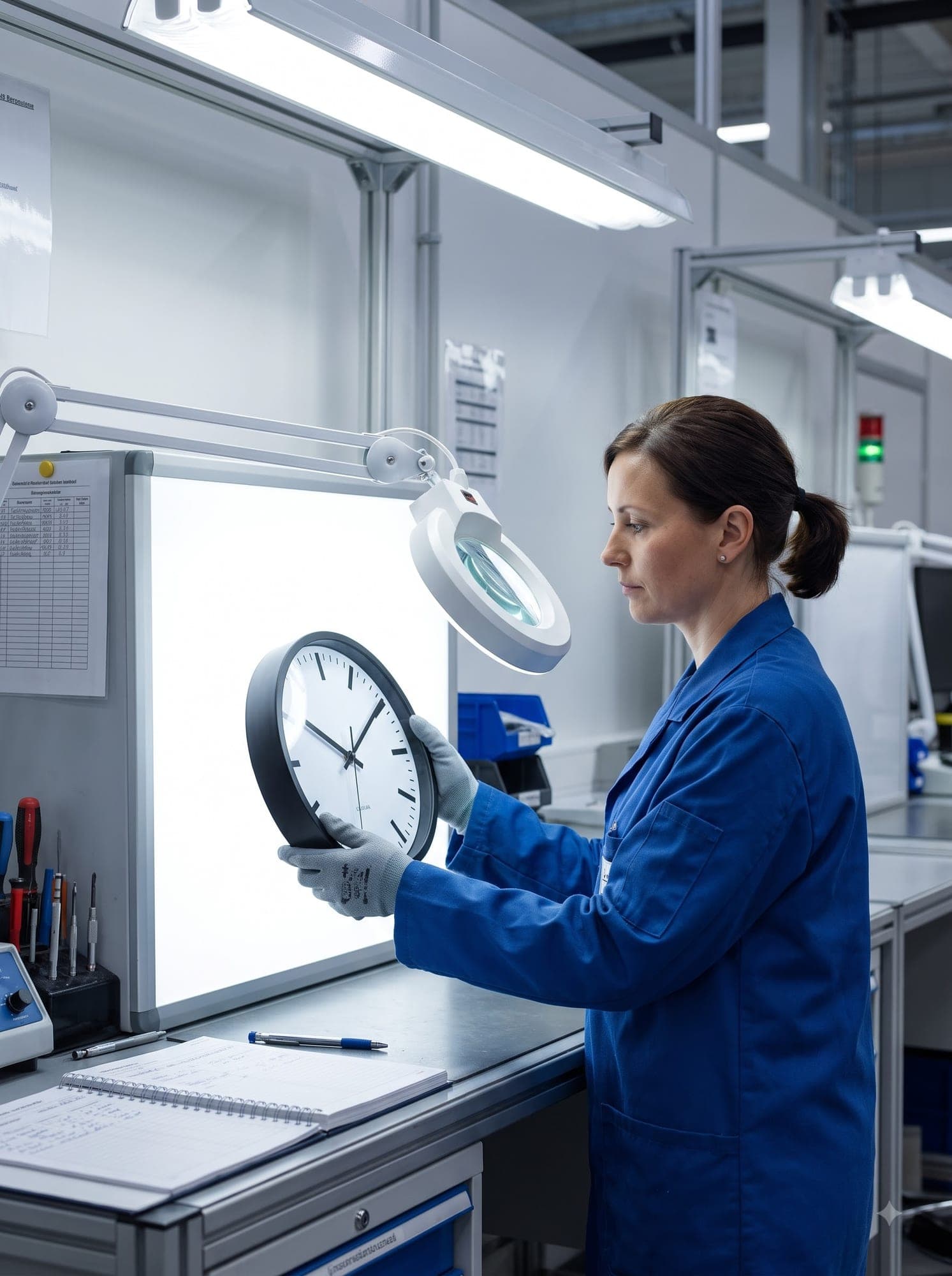 QC — dial alignment and movement accuracy
